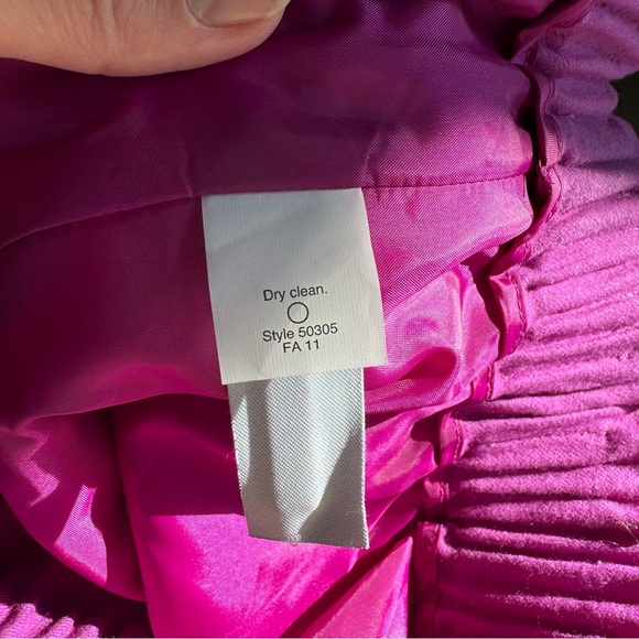 J. Crew Wool Blend Pull-On Sidewalk Skirt - Purple/Pink - Picture 3 of 8